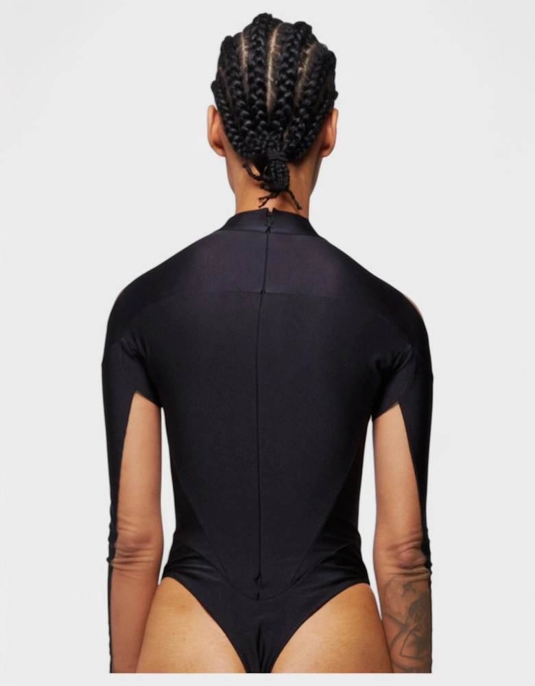 Illusion Two Tone Bodysuit Nude 02