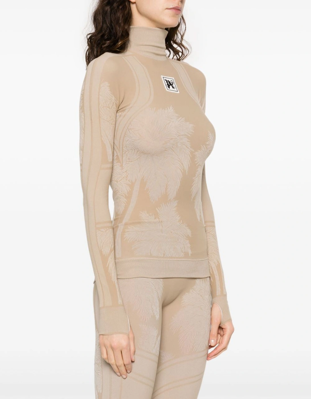 Baselayer Ski Top Beige