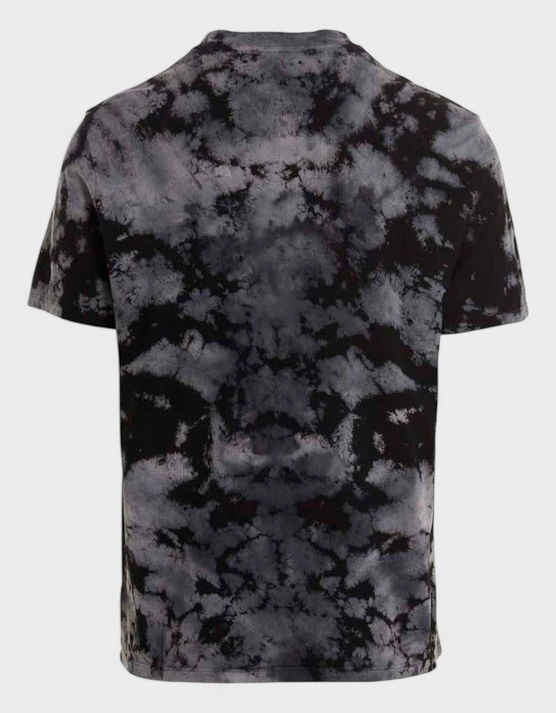 Crystal Ball Tie Dye T Shirt Black