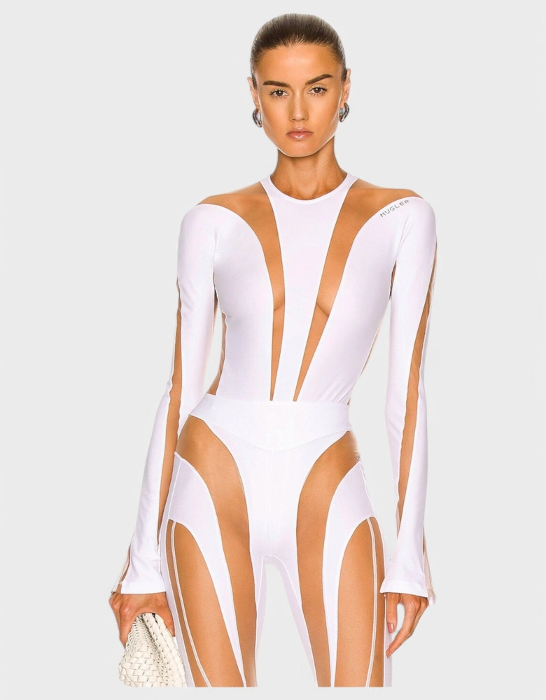 Bodysuit White Nude 01