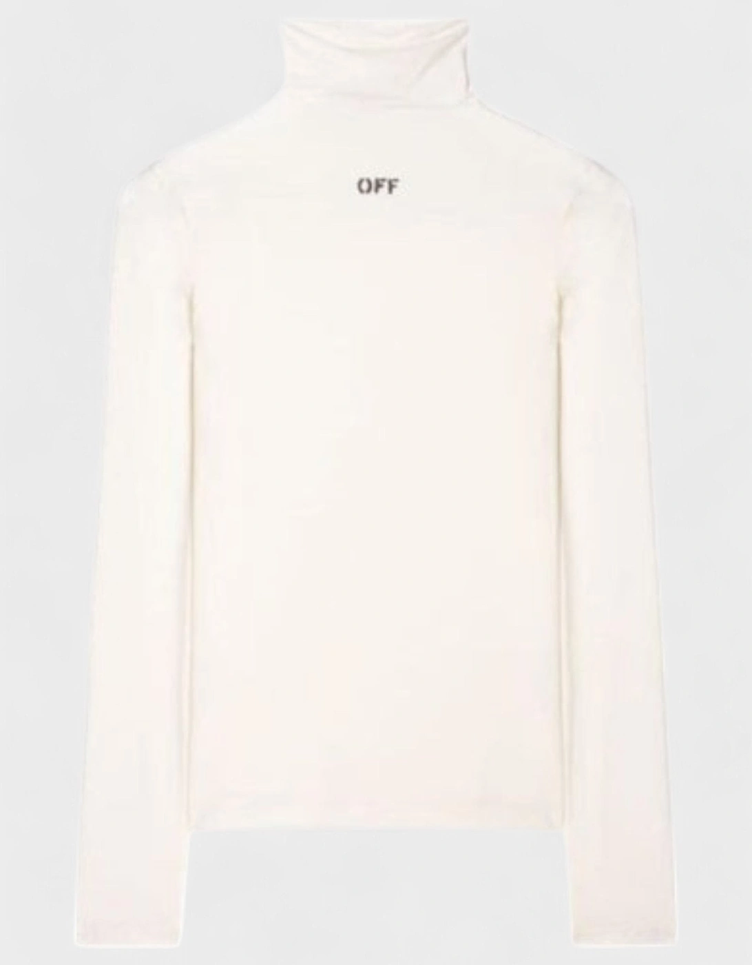 Off Stamp Longsleeve Turtle Neck White, 5 of 4