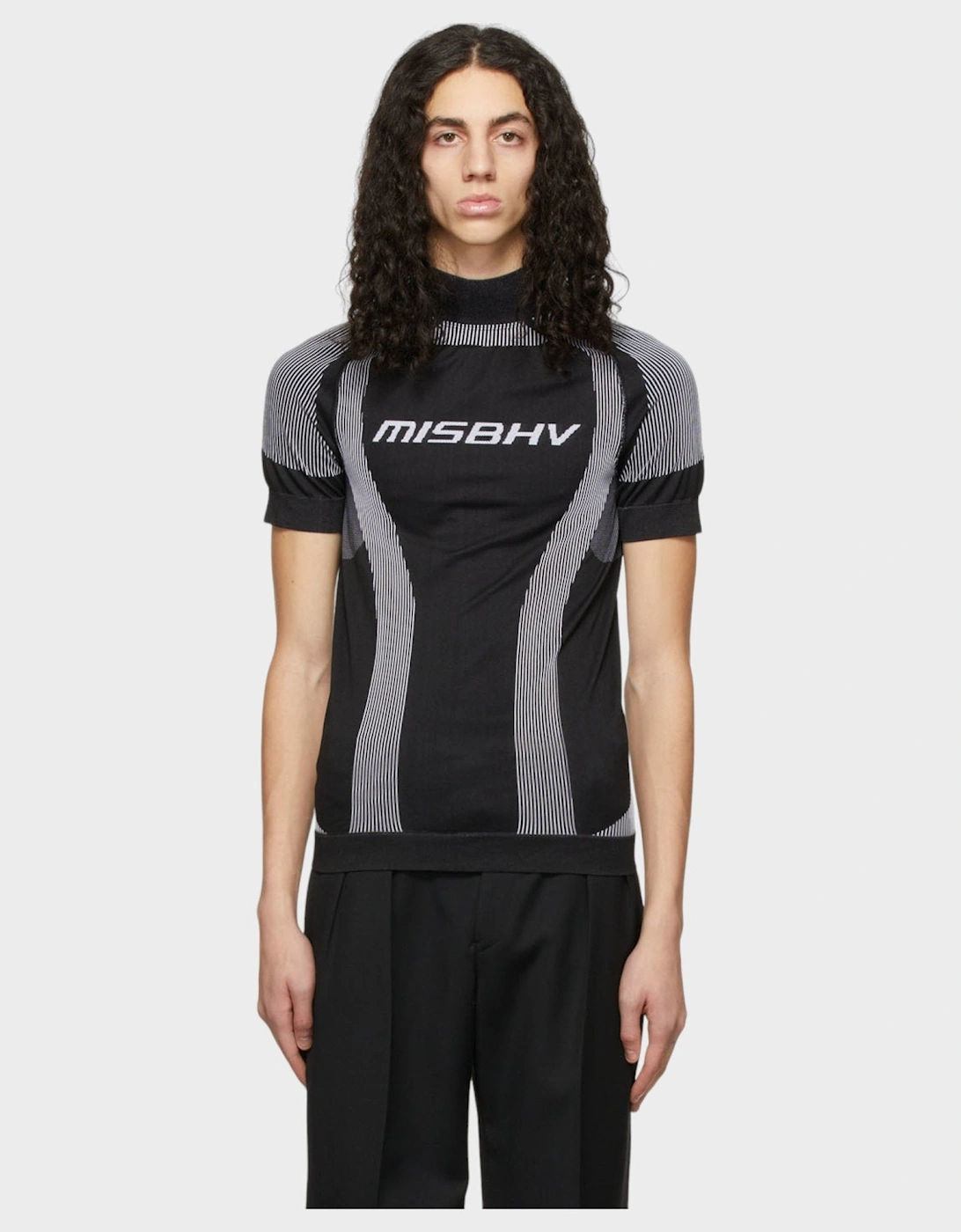 Active Classic Short Sleeve Turtleneck Black
