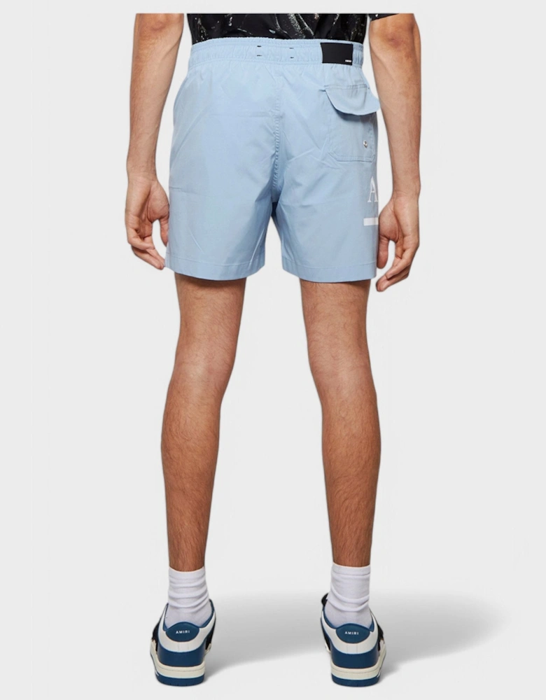 Ma Bar Logo Swimtrunk Dusty Blue