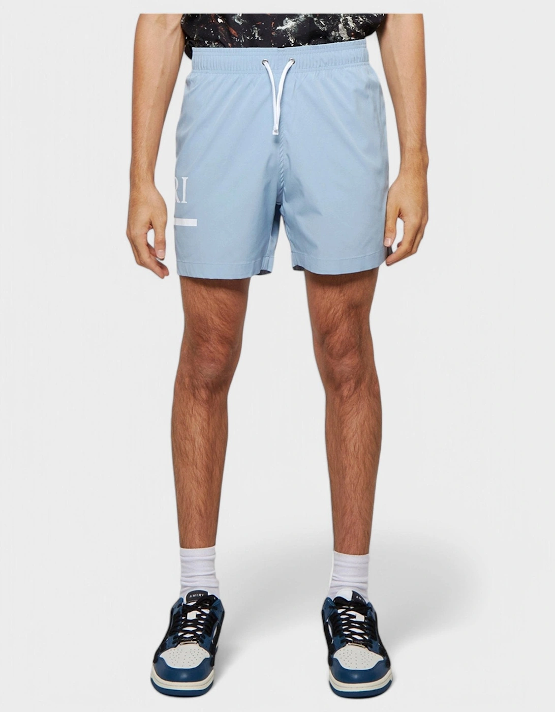 Ma Bar Logo Swimtrunk Dusty Blue