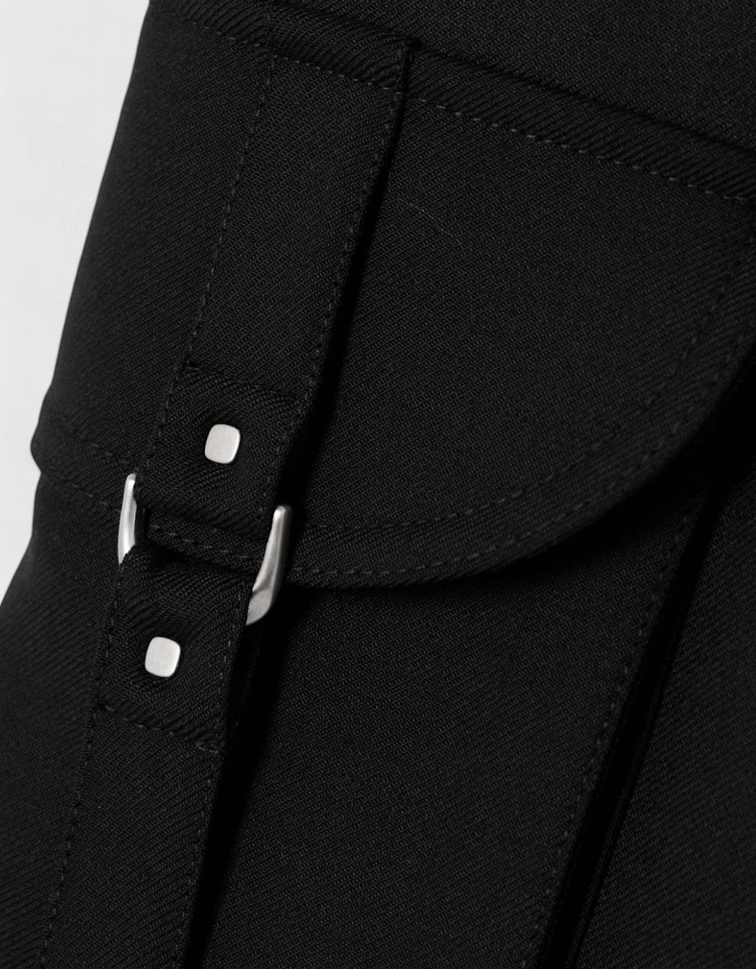 Blend Cargo Pleated Shorts Black