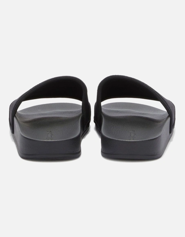 Pa Monogram Flame Pool Slides Black
