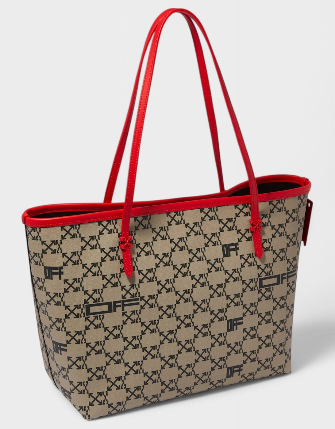 Off White Day Off Tote 33 Brown