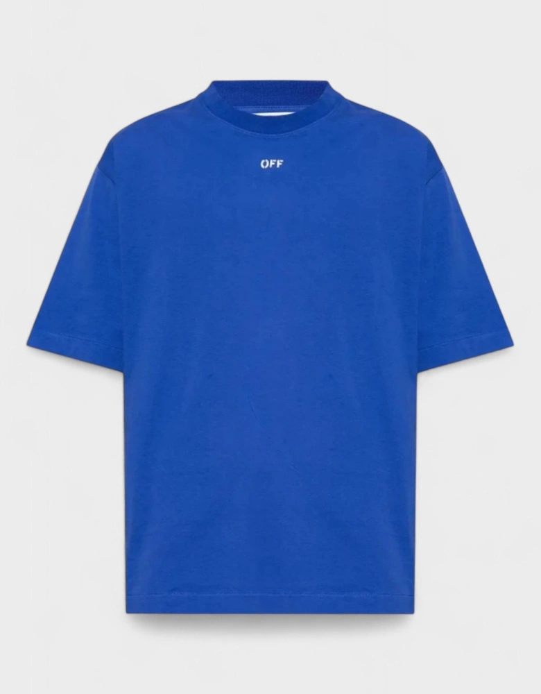 Stamp Skate Tee Blue White