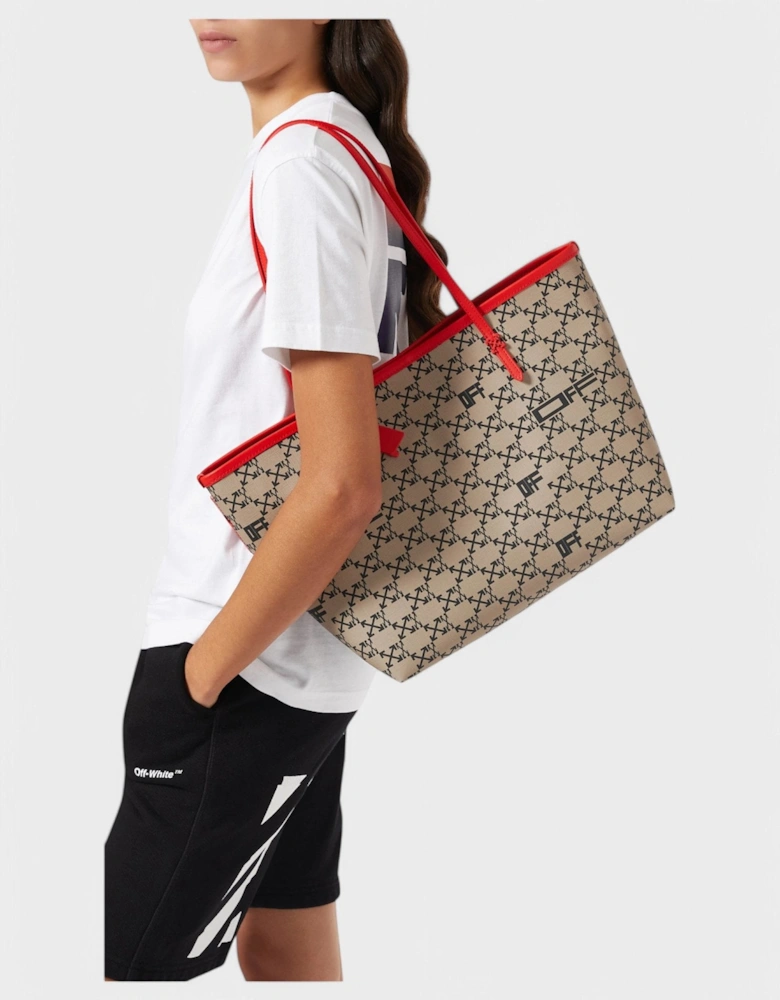 Off White Day Off Tote 33 Brown