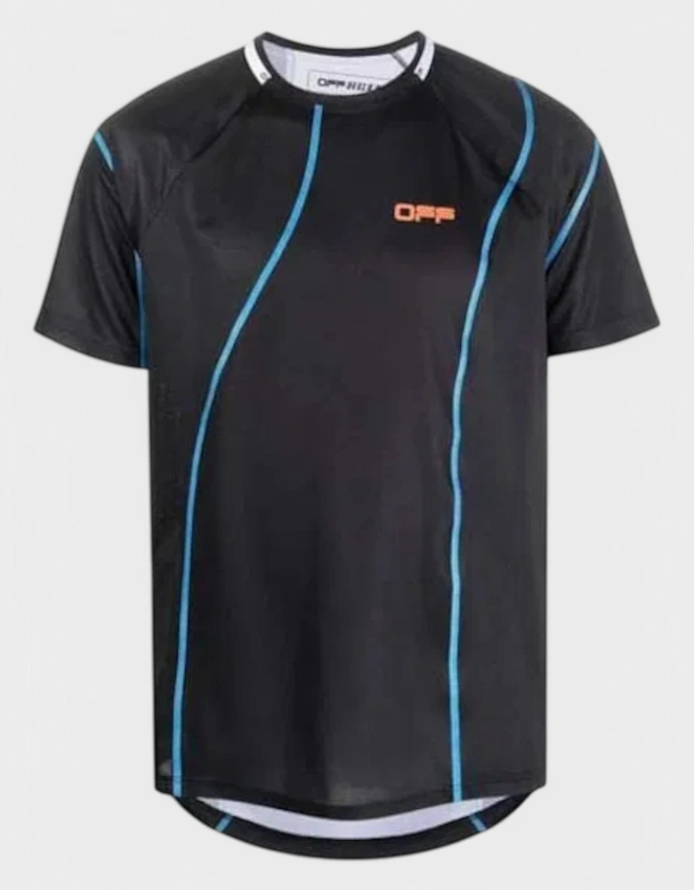Active Logo Mesh T-Shirt Black