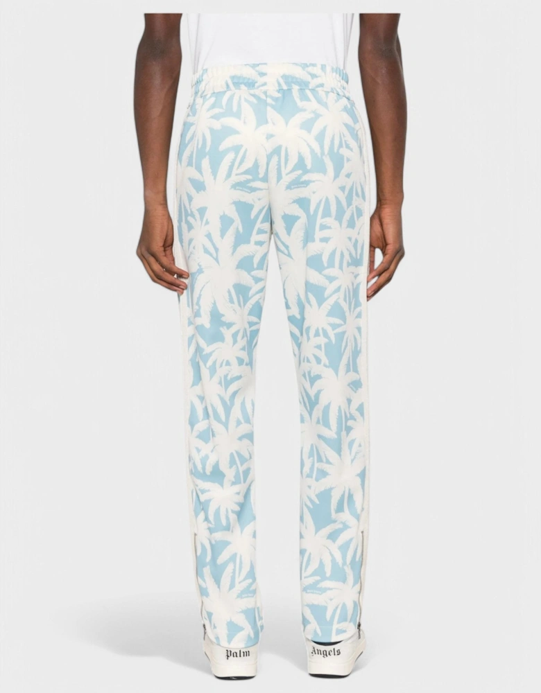 Palms All Over Track Pants 'Light Blue/Off White'