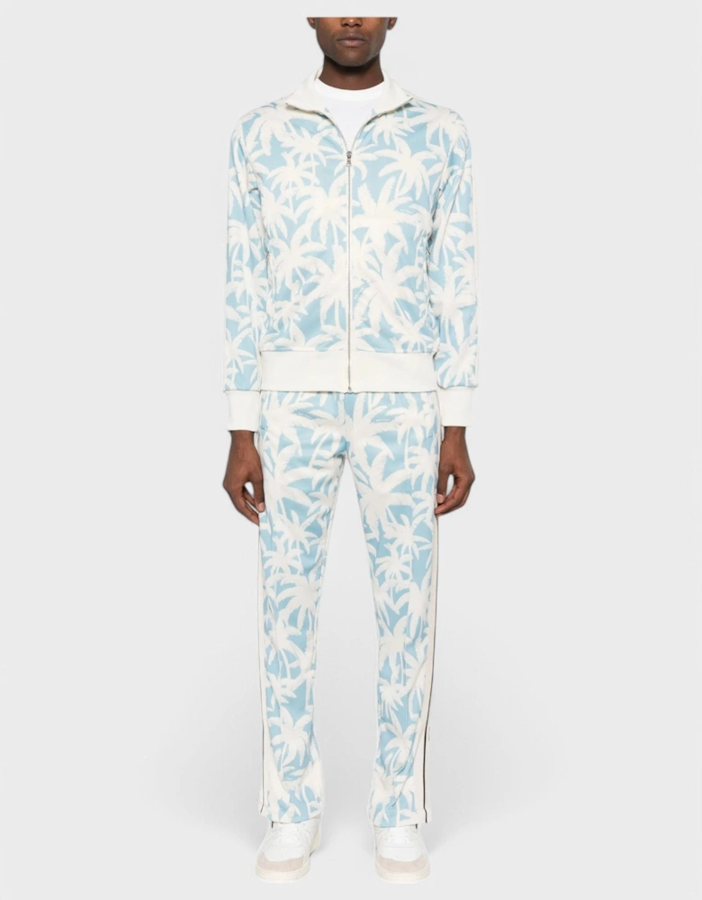 Palms All Over Track Pants 'Light Blue/Off White'