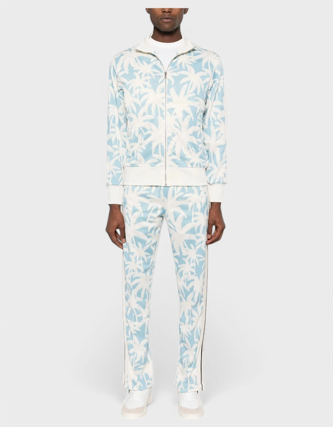 Palms All Over Track Pants 'Light Blue/Off White'