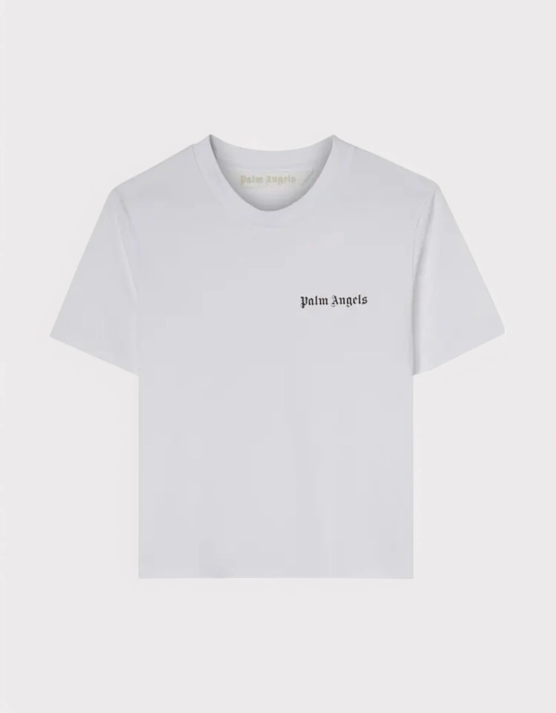 Classic Logo Fitted Tee White