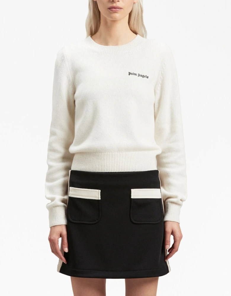 Classic Logo Sweater White