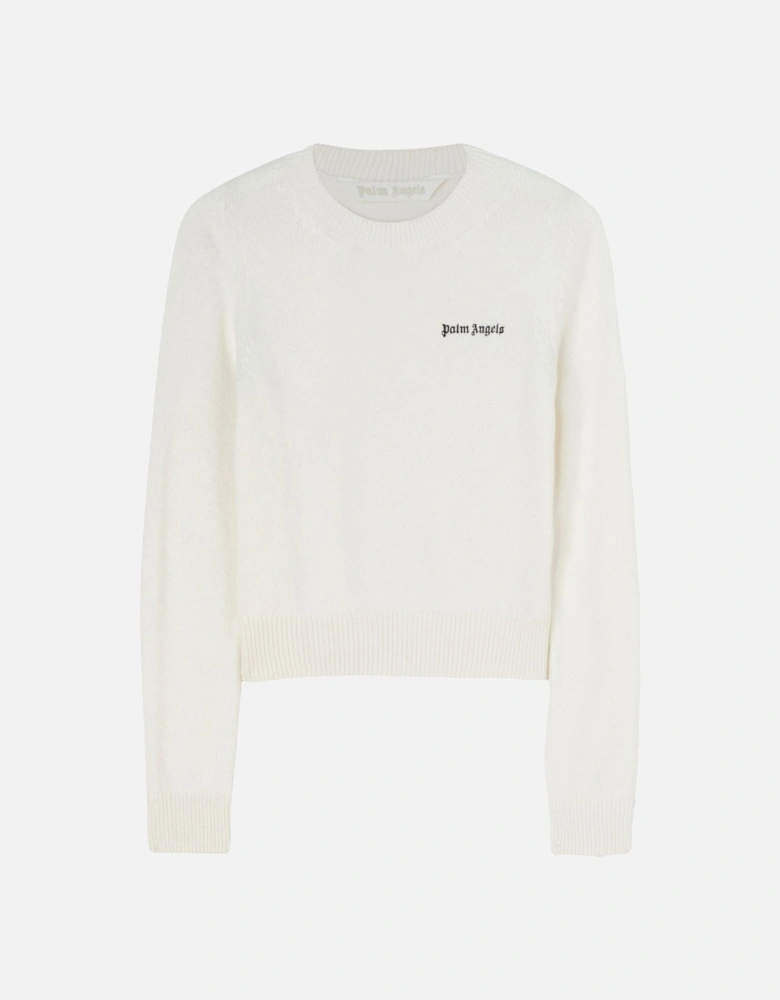 Classic Logo Sweater White