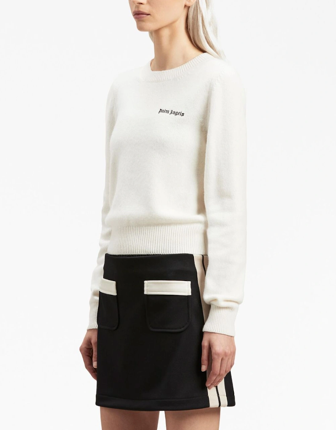 Classic Logo Sweater White