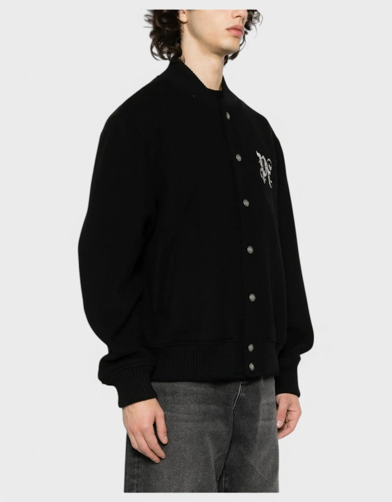 Monogram Varsity Jacket 'Black/Off White'