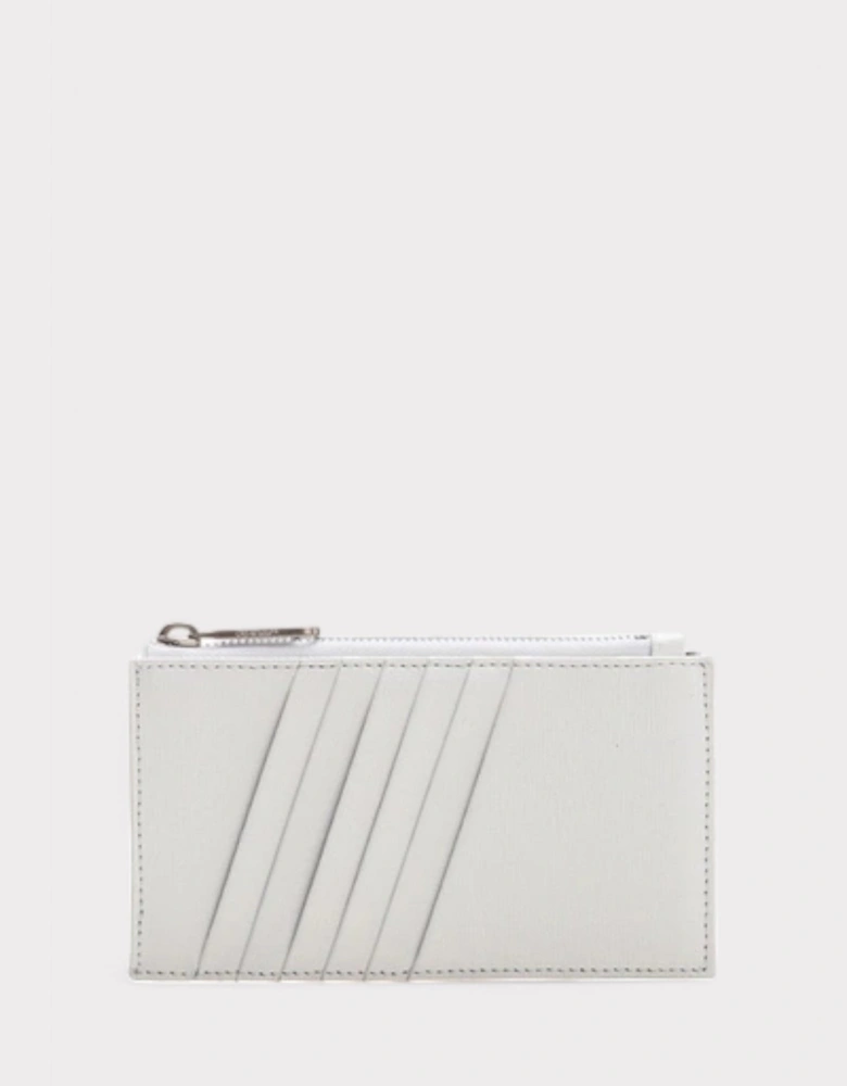 Binder Card Case With Pockets White