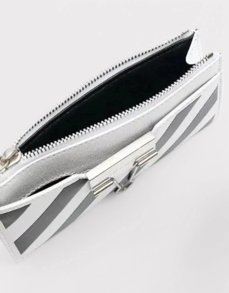 Binder Card Case With Pockets White