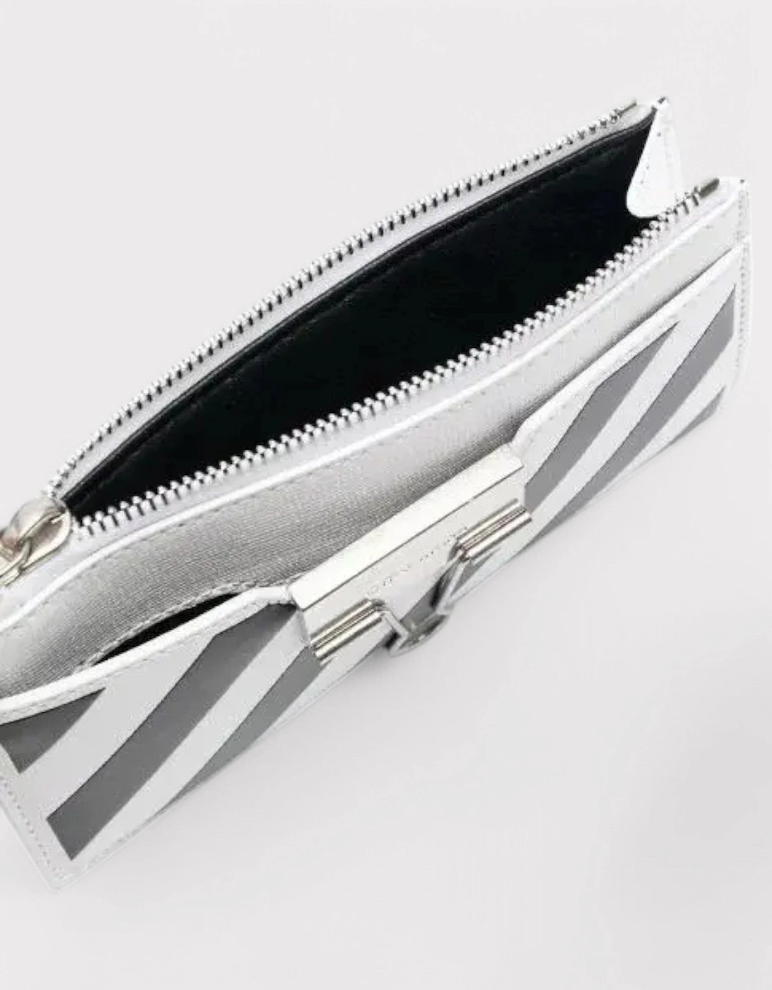 Binder Card Case With Pockets White