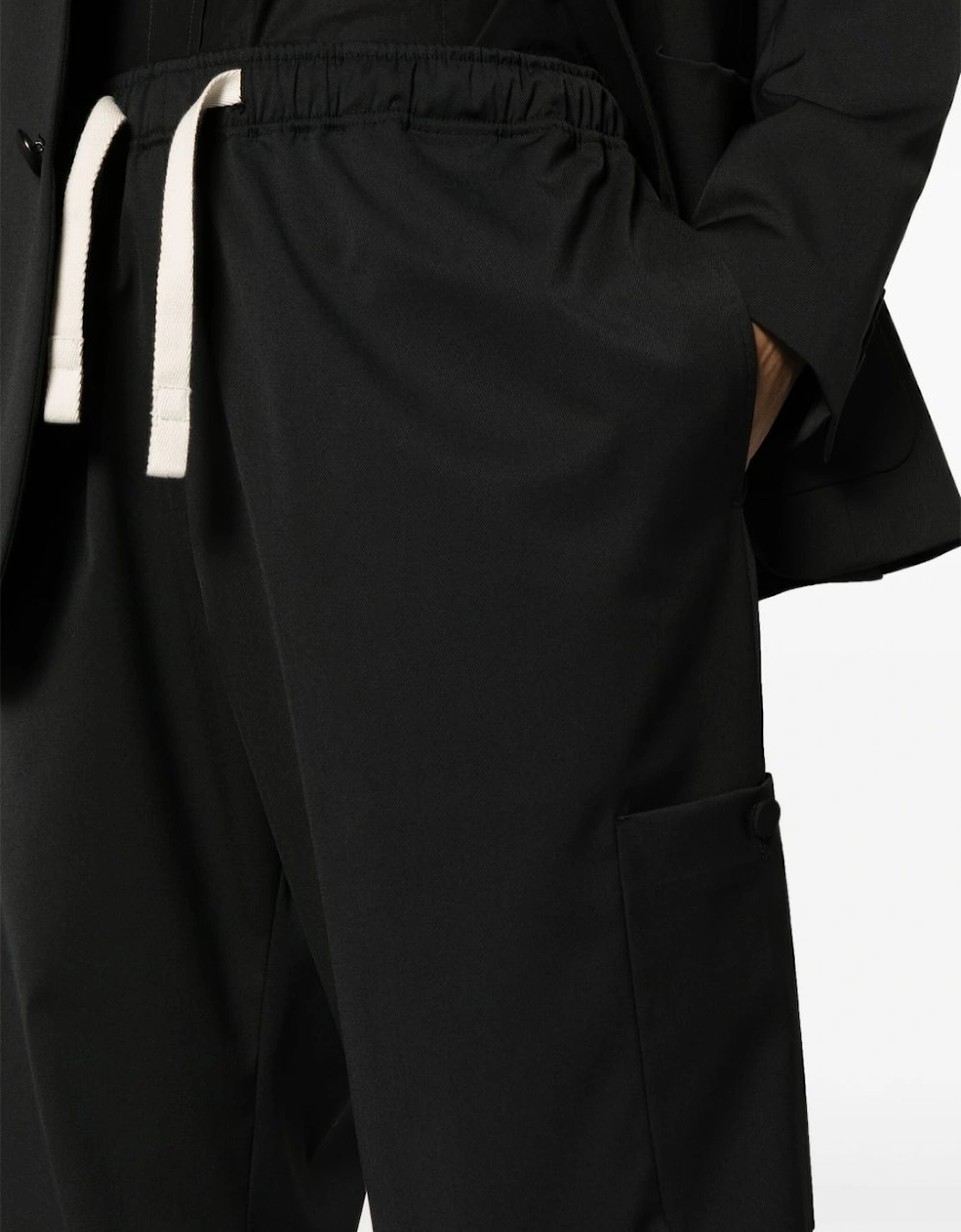 Monogram Loose Pants Black