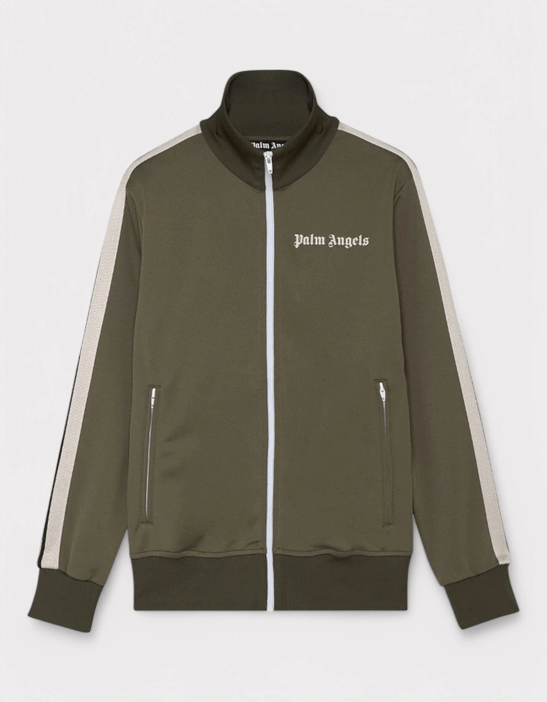 Military Track Jacket Military/Off White, 3 of 2
