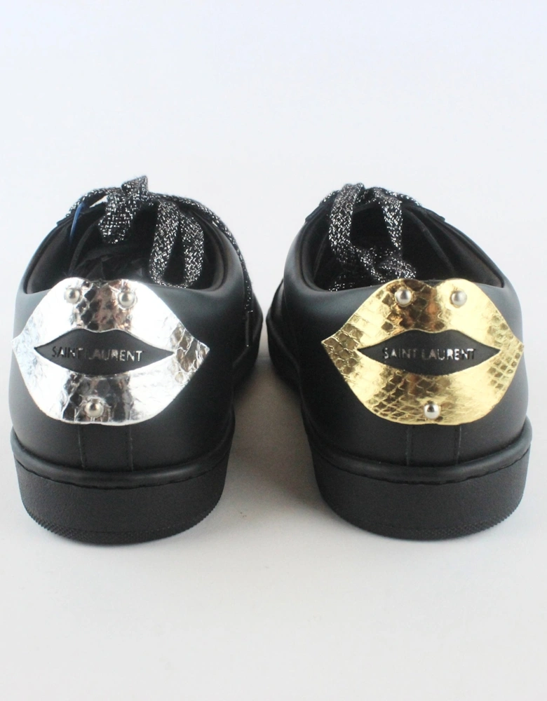 Court Lips Black/Gold/Silver UK8