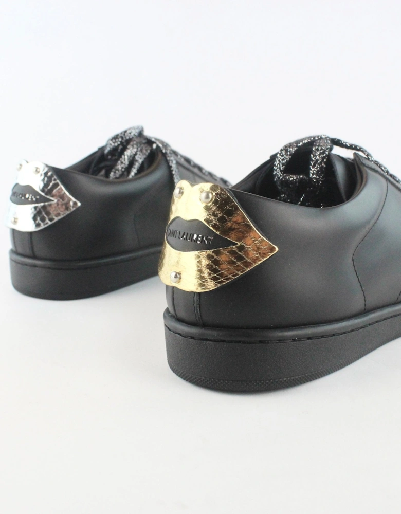 Court Lips Black/Gold/Silver UK8