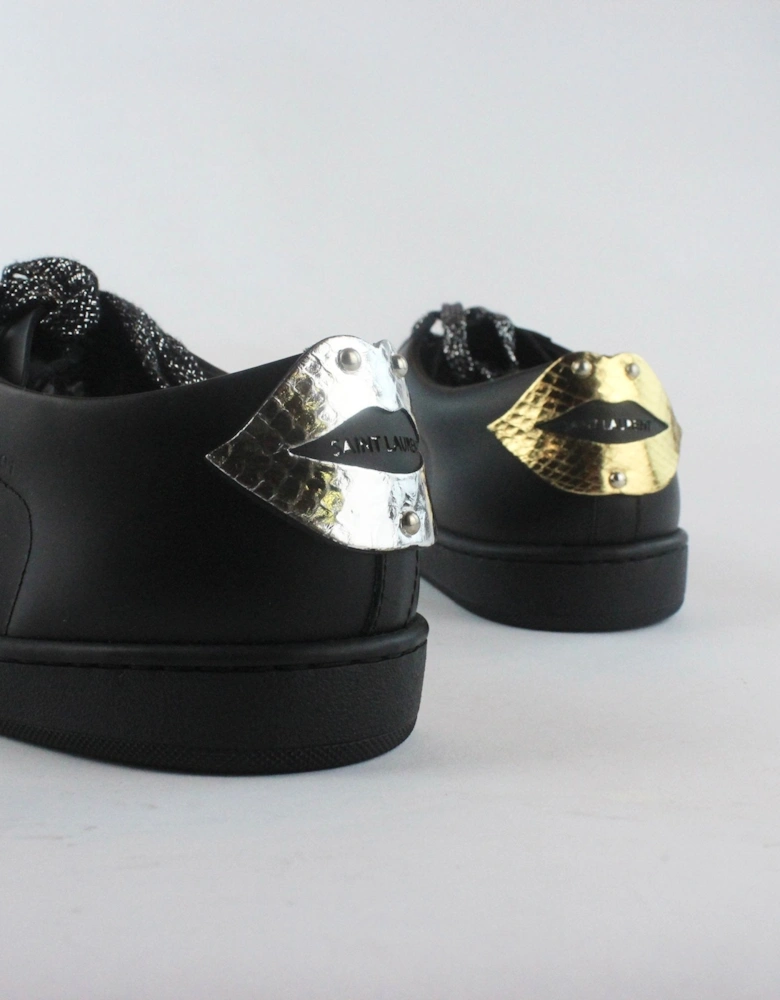 Court Lips Black/Gold/Silver UK8