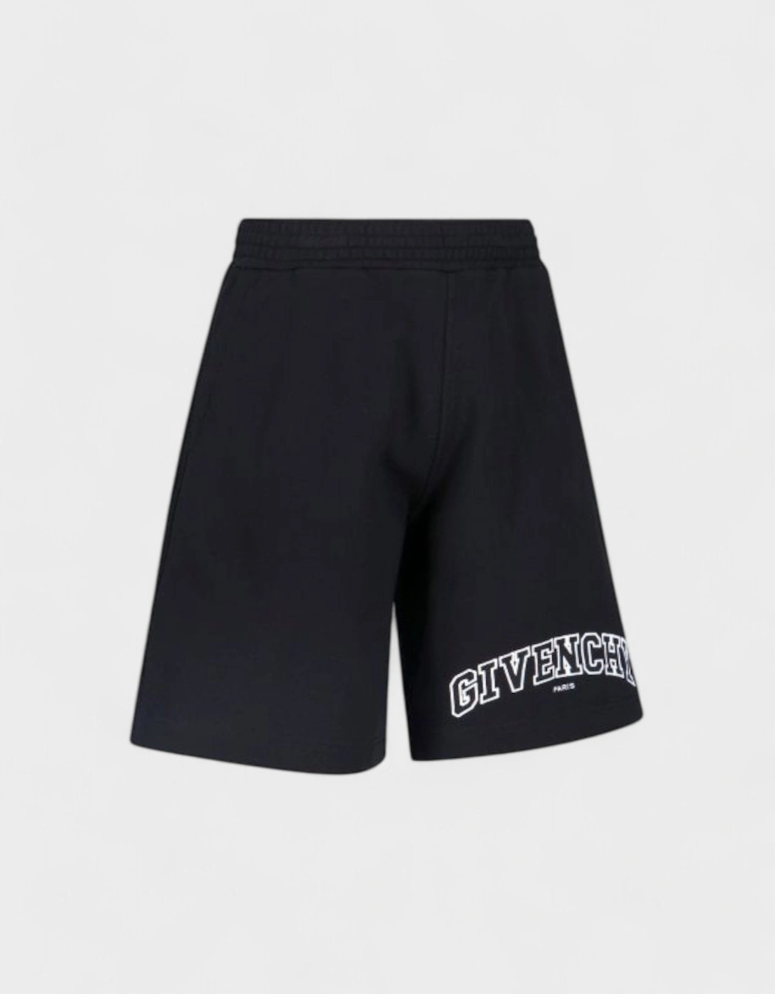 Boxy Fit Embroidery Shorts Black, 3 of 2