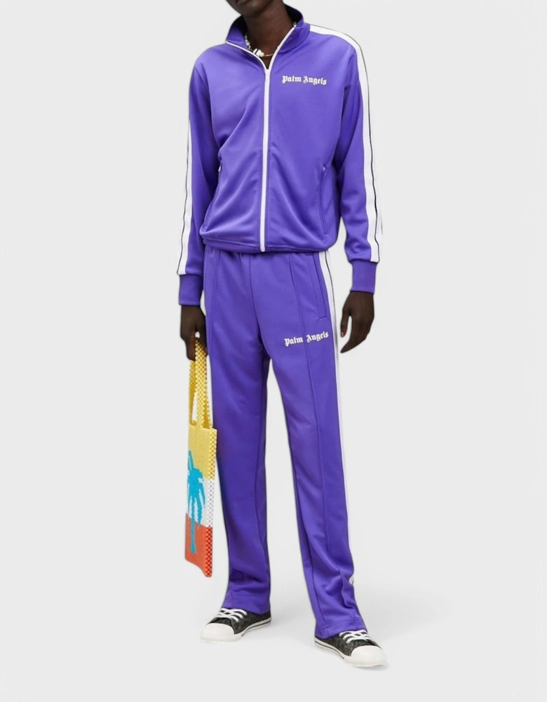 Classic Track Jacket Purple White