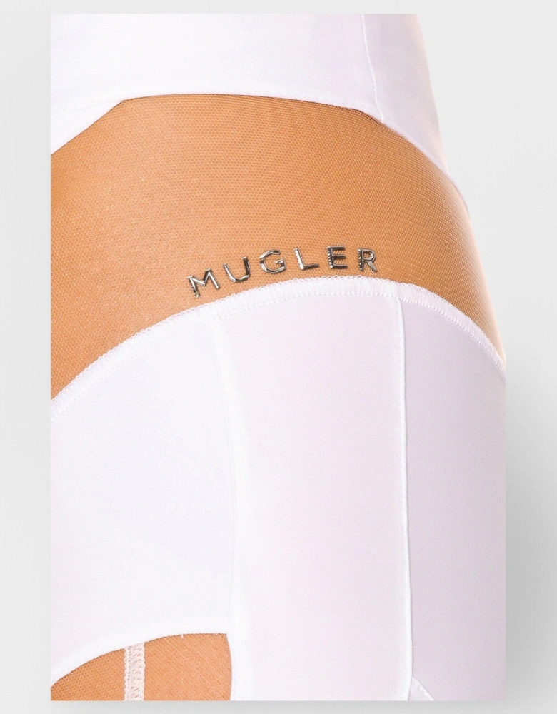 Spiral Leggings White Nude 01