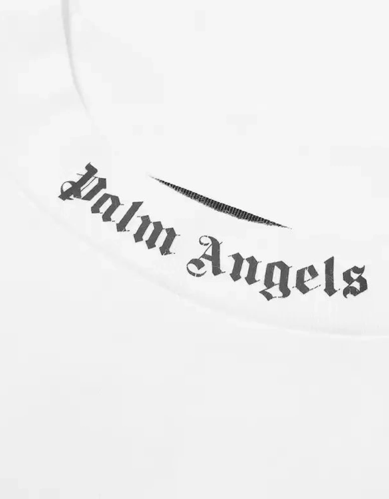 Doubled Logo T-Shirt White/Fuchsia