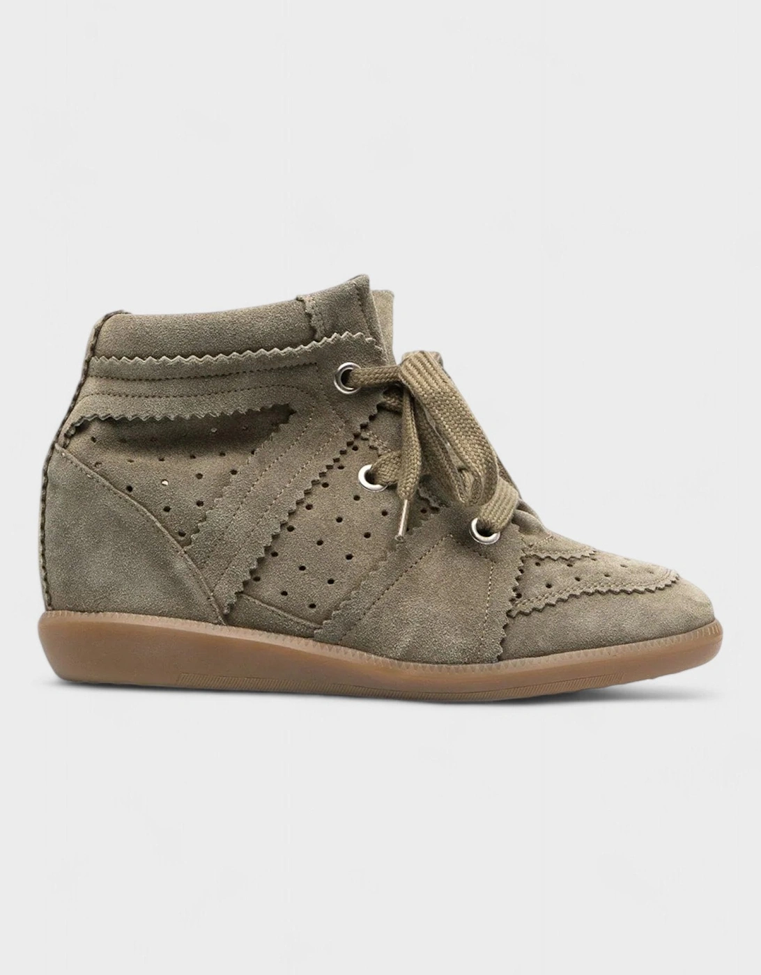 Bobby Wedge Sneakers Taupe, 5 of 4