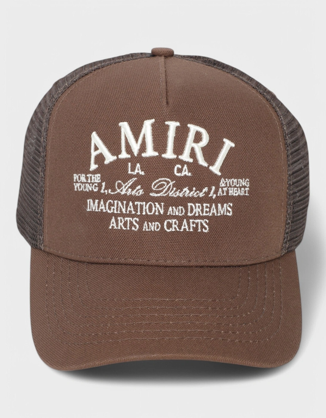 Stencil Trucker Hat Shitake, 5 of 4