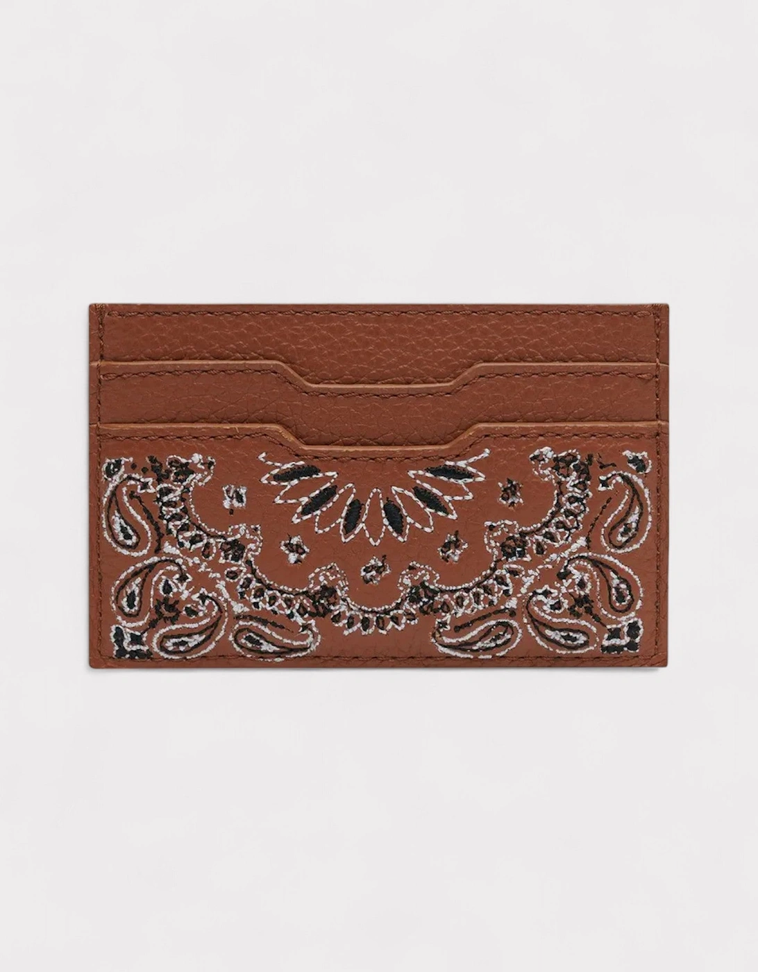 Leather Bandana Cardholder Brown, 3 of 2
