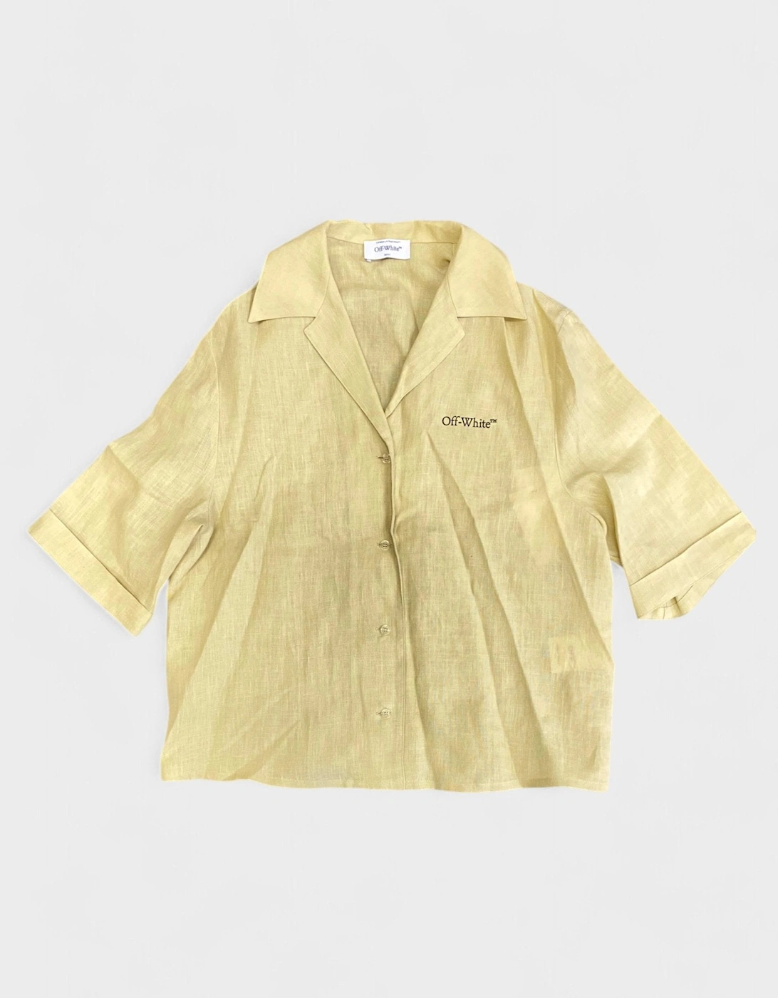 Staff Linen Shirt Beige, 3 of 2