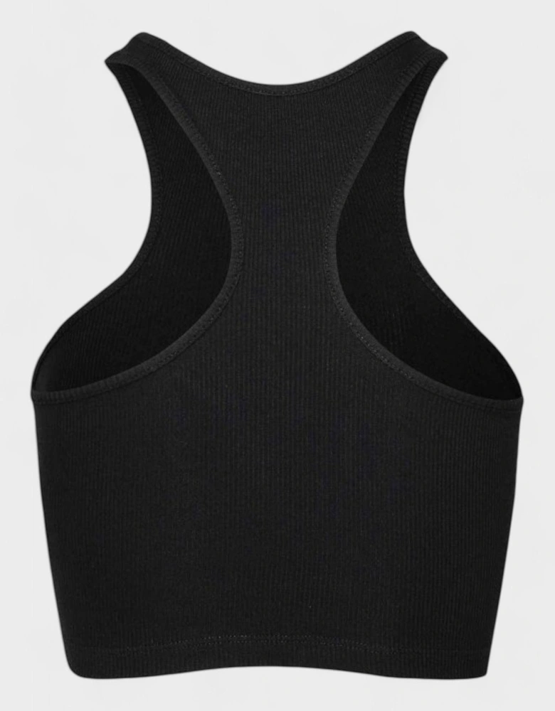 Off Stamp Rib Rowing Top Black