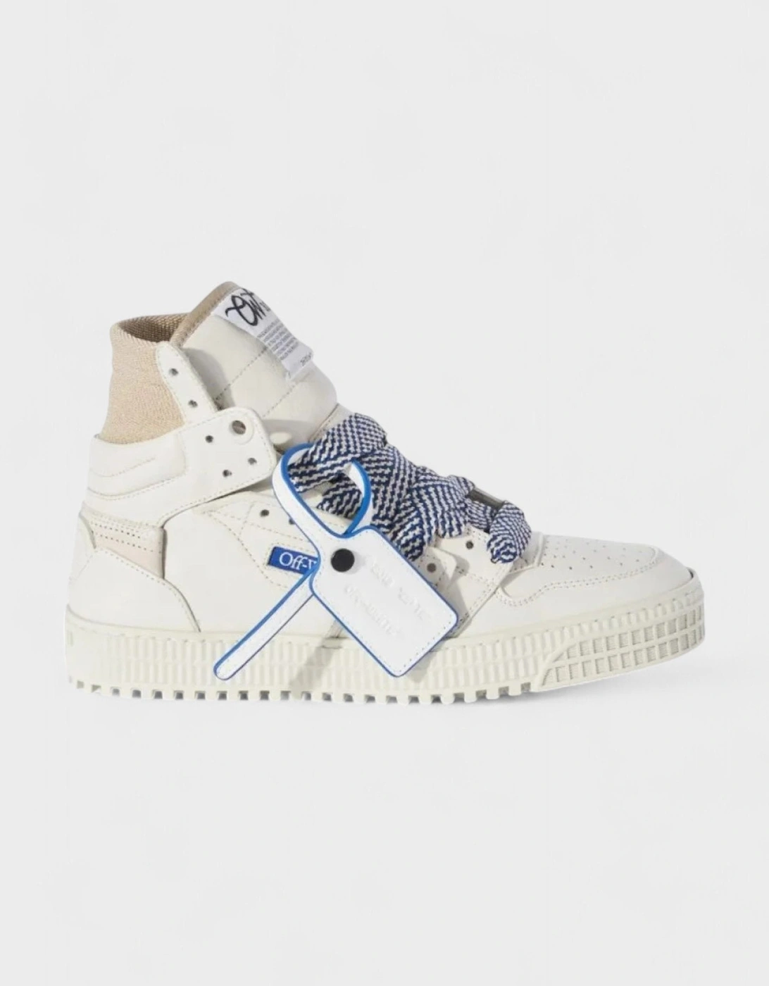 3.0 Off Court Calf Leather Cream Navy Blue, 5 of 4