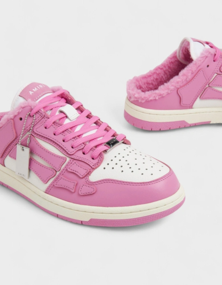 Wmns Skel Top Low Mule Shearling Pink