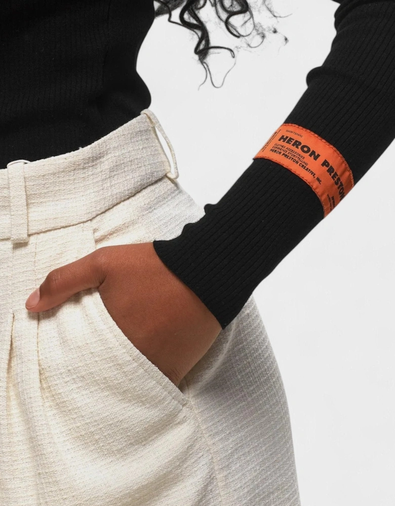 HPNY Embroidery Knit Crewneck Black