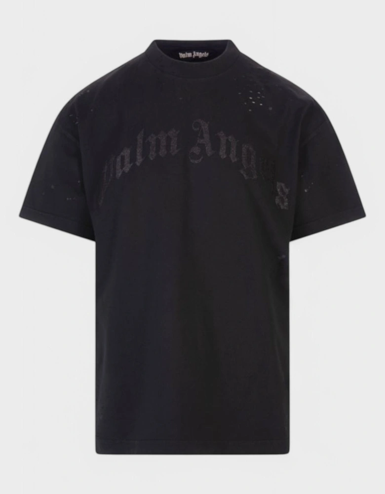 Glittered Logo T-Shirt Black