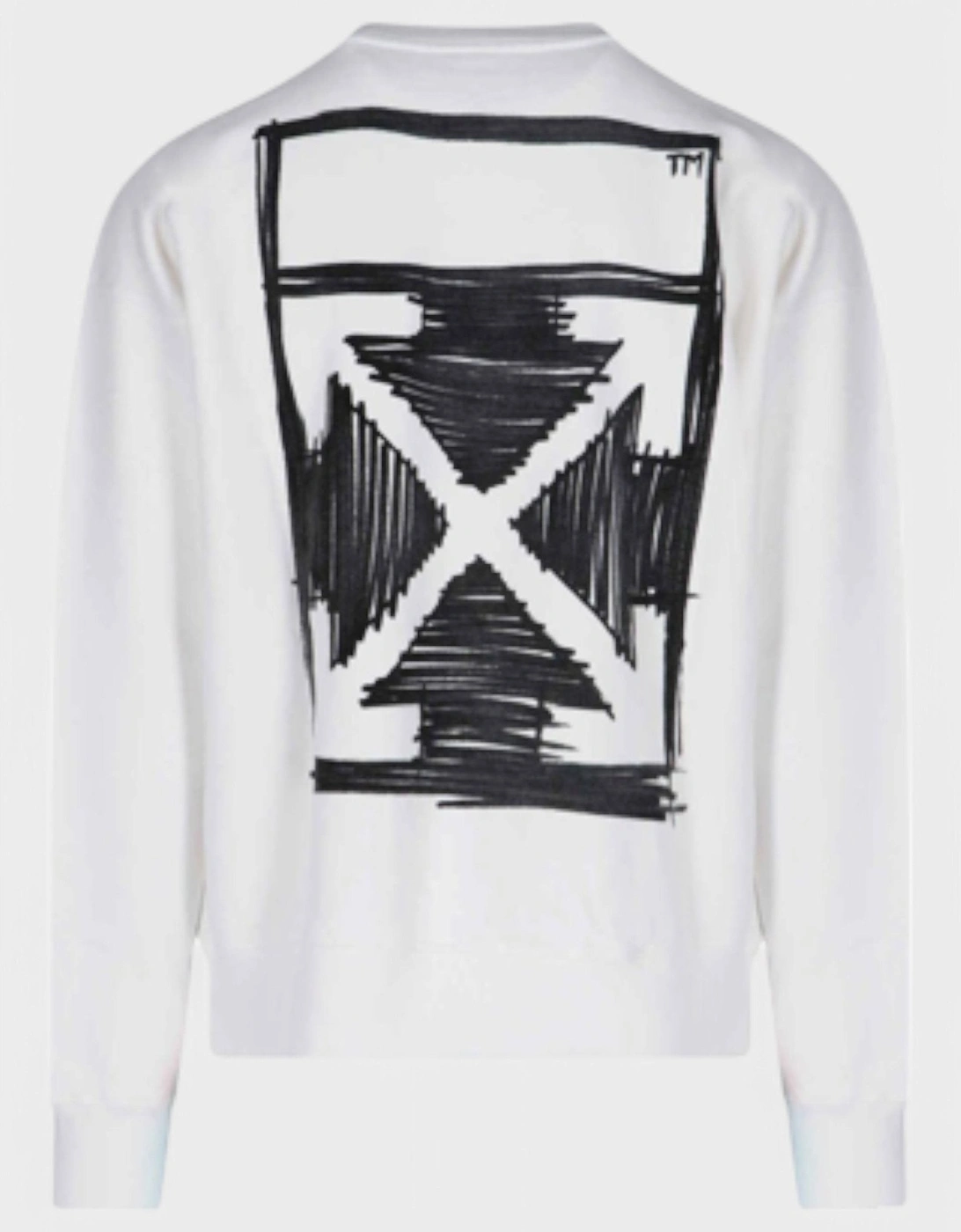Sketch Arrows Logo Sweatshirt White, 4 of 3