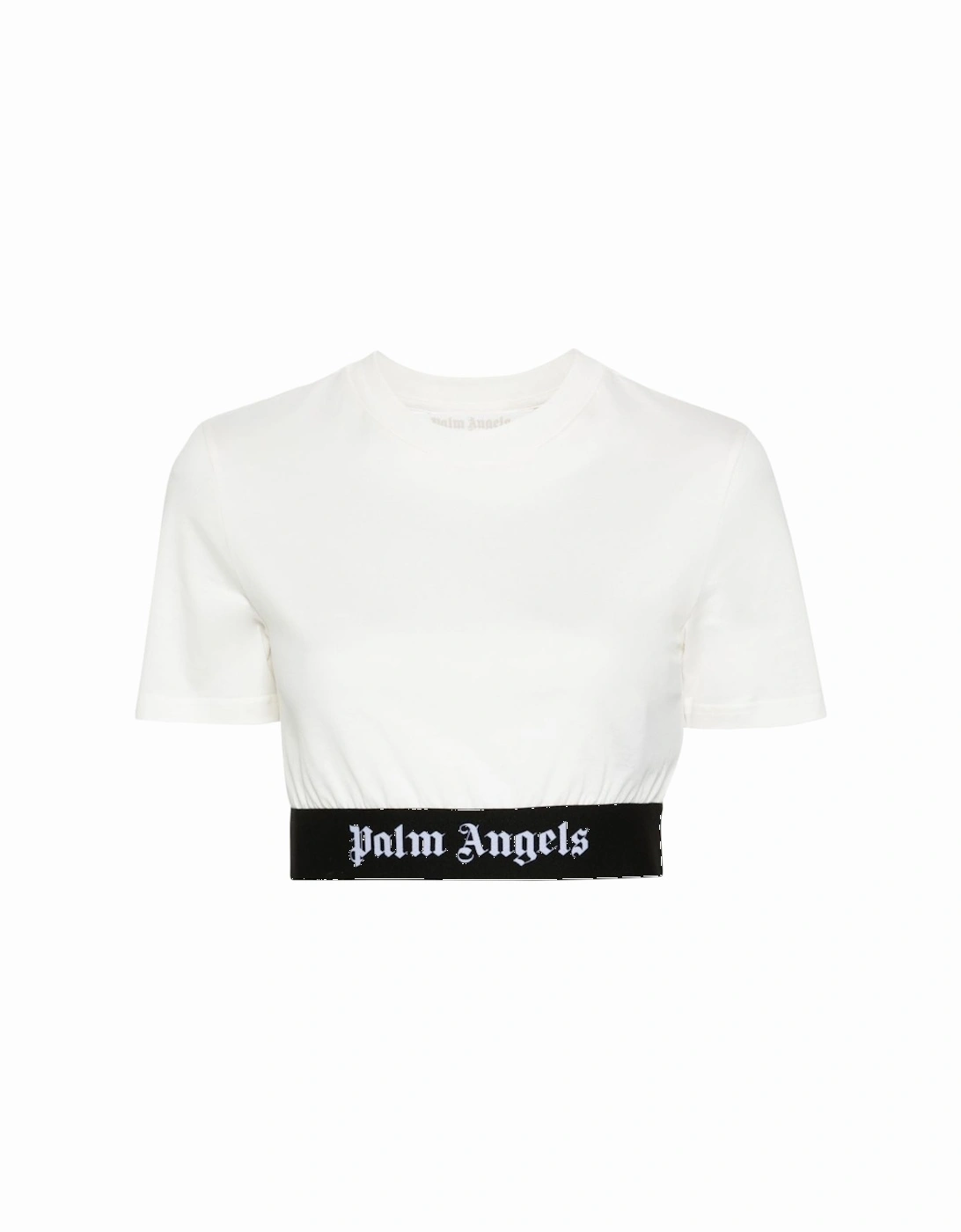 Logo Tape Crop Tee White, 6 of 5