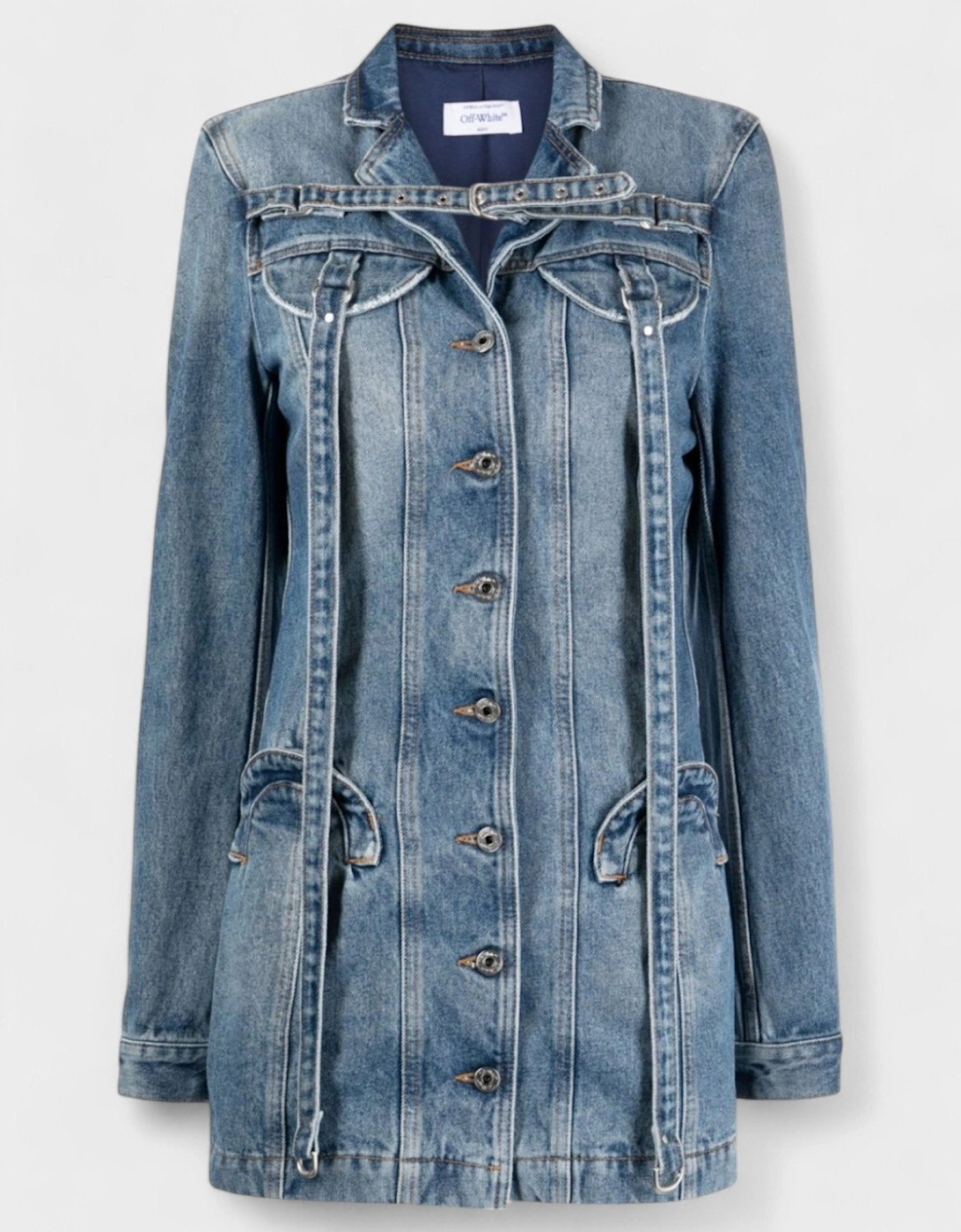 Cargo Mini Dress Vintage Blue, 6 of 5