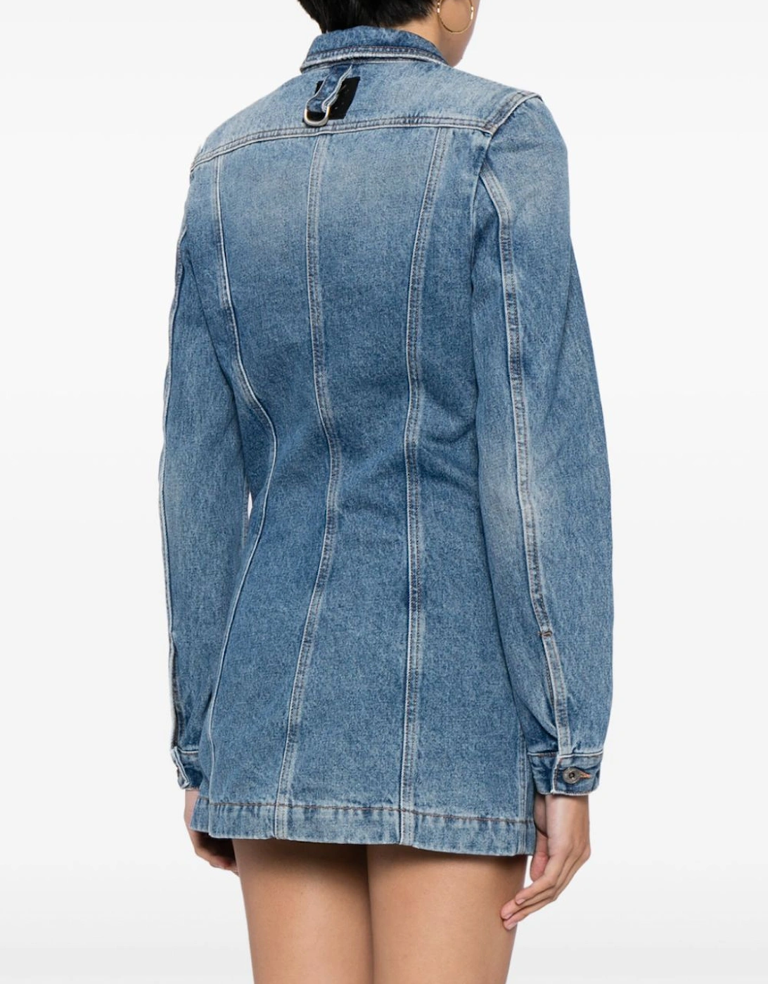 Cargo Mini Dress Vintage Blue