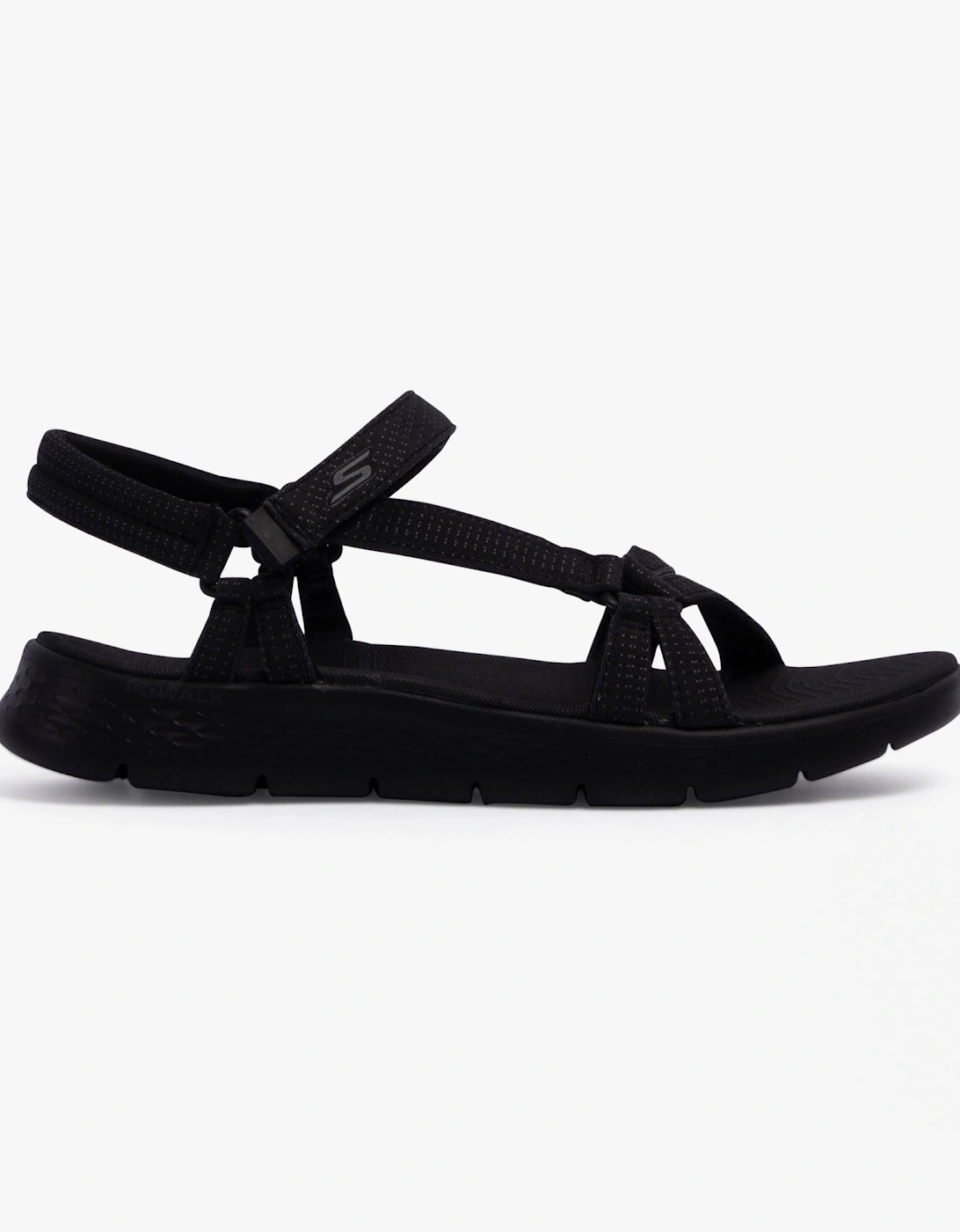Skechers 141451/BBK GO WALK FLEX SANDAL - SUBLIME Womens Sandals Black, 7 of 6