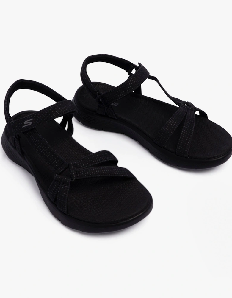 Skechers 141451/BBK GO WALK FLEX SANDAL - SUBLIME Womens Sandals Black