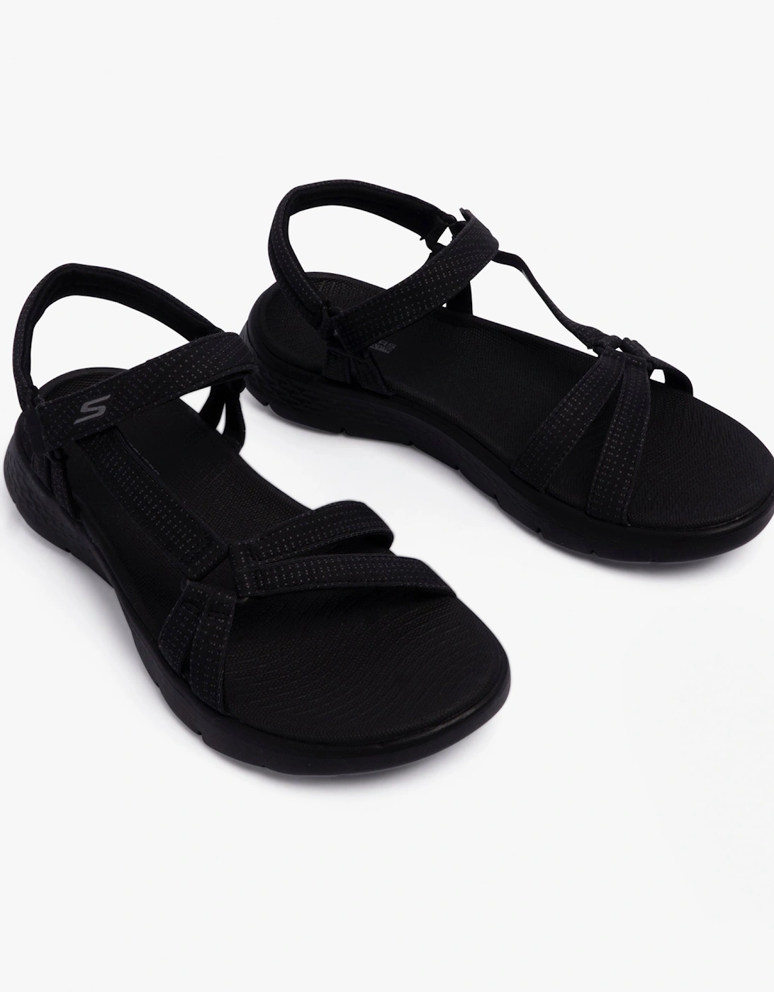 Skechers 141451/BBK GO WALK FLEX SANDAL - SUBLIME Womens Sandals Black